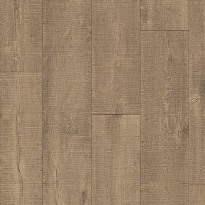 Piso Laminado - Quick-Step - Eligna Wide - Carvalho Café Restaurado - 8mm - 1380x190mm - 2,10 m2
