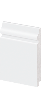 Rodapé Poliestireno - Arquitech - Branco - Retrofit - 12 cm - 2,4m