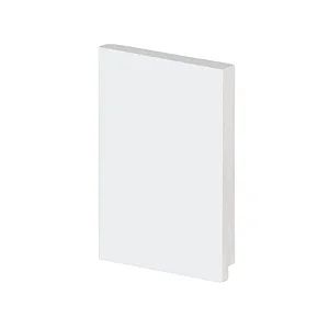 Rodapé Poliestireno Slim - Arquitech - Branco - Liso - 15 cm - 2,4m