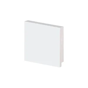 Rodapé Poliestireno Slim - Arquitech - Branco - Liso - 7 cm - 2,4m