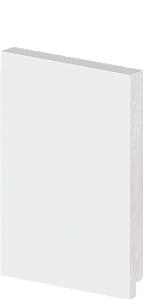 Rodapé Poliestireno - Arquitech - Branco - Liso - 15 cm - 2,4m