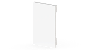 Rodapé Poliestireno - Arquitech - Branco - Vide Liso - 15 cm - 2,4m