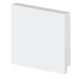 Rodapé Poliestireno - Arquitech - Branco - Vide Liso - 7 cm - 2,4m