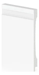 Rodapé Poliestireno - Arquitech - Branco - Vide Frisado - 15 cm - 2,4m