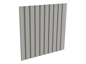 Painel Ripado - Santa Luzia - Ripado 105 Cinza Glacial