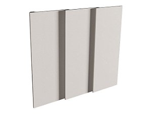 Painel Ripado - Santa Luzia - Sense Couro Gelo