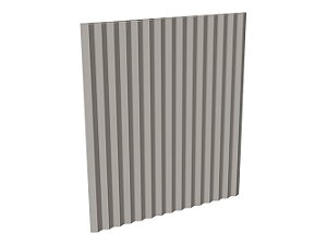Painel Ripado - Santa Luzia - Gize 144 Cinza Glacial