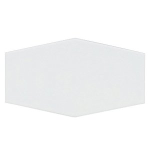 Revestimento - Gabriella -  Soft Hexagono Branco Mate -17,5 X 6,3 - 1,05 m2