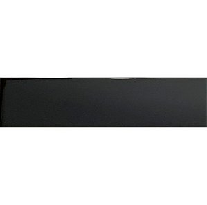 Revestimento - Gabriella - Soft  Liso Preto Brilho - 5,3 X 21,7 - 1,09 m2