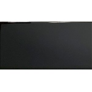 Revestimento - Gabriella -  Soft Liso Preto Brilho - 7,5x15cm - 1,09 m2