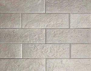 Porcelanato - Gabriella - Brick Gray Mate  -7X22cm - 0,96 m2