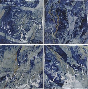 Porcelanato - Gabriella -  Ocean Blue Brilho  - 15,2 X 15,2 - 0,93 m2