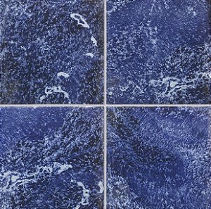 Porcelanato - Gabriella -  Pool Line Opal Navy Brilho  - 15,2 X 15,2 - 1,11 m2