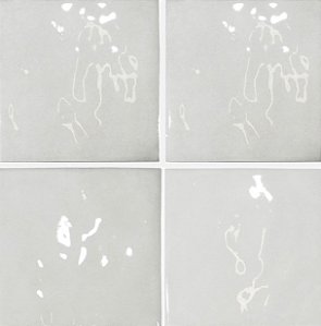 Porcelanato - Gabriella -  Relevo Giz Geada Brilho- 15,2 X 15,2 - 1,02 m2
