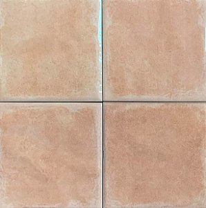 Porcelanato - Gabriella -  Relevo Giz Rosa Brilho - 15,2 X 15,2 - 1,02 m2