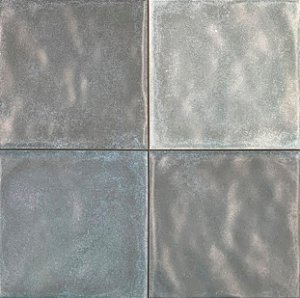 Porcelanato - Gabriella -  Relevo Giz Verde Mate - 15,2 X 15,2 - 1,02 m2