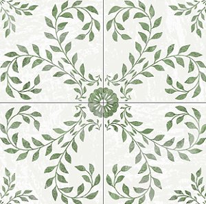 Porcelanato Decorado - Gabriella - Green Mate - 20,2 X 20,2 - 1,47 m2