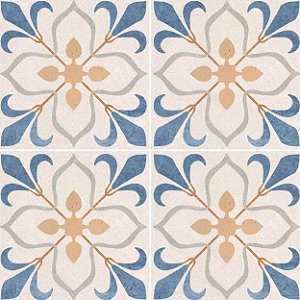 Porcelanato Decorado - Gabriella - Portuguesa Mate 321 - 20,2 X 20,2 - 1,47 m2