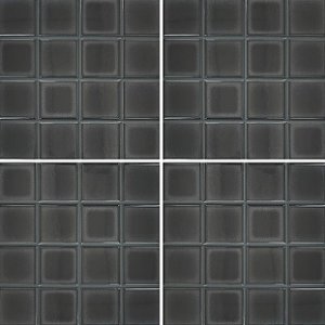 Porcelanato - Gabriella -  Pré Cortado 5X5  Black  Brilho - 20,2 X 20,2 - 1,47 m2
