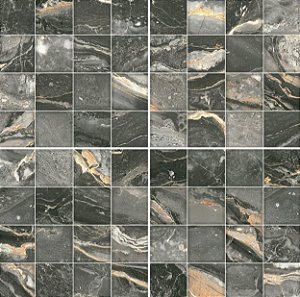 Porcelanato - Gabriella -  Pré Cortado 5X5 Orobico Brilho - 20,2 X 20,2 - 1,47 m2