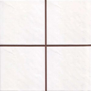 Porcelanato - Gabriella -  Pré Cortado 10x10 Branco Brilho - 20,2 X 20,2 - 1,47 m2