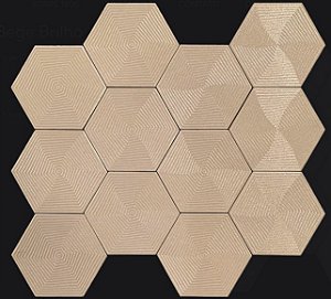 Porcelanato - Sense Decor - Solo Lux Bege - 17x19,5 - 1,00 m2