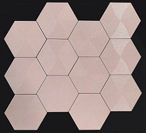 Porcelanato - Sense Decor - Solo Lux Pink - 17x19,5 - 1,00 m2