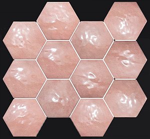 Porcelanato - Sense Decor - Hexa Nuvola Lux Pink - 17x19,5 - 0,90 m2