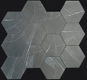 Porcelanato - Sense Decor - Supreme Black - 17x19,5 - 1,00 m2