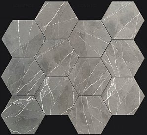 Porcelanato - Sense Decor - Supreme Gray - 17x19,5 - 1,00 m2