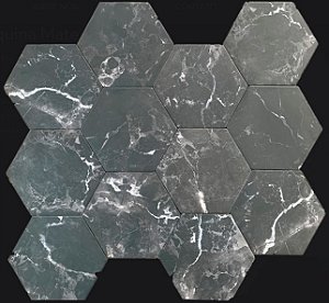 Porcelanato - Sense Decor - Nero Marquina - 17x19,5 - 1,00 m2