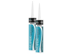 Bisnaga Super Adesivo Poli - Branco - Santa Luzia - 420g