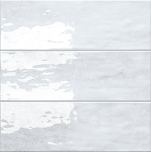 Piso Porcelanato - Incepa - Coleção Aura - Cinza - Brilhante - 7,3 mm - 11x30cm - 1,07 m2
