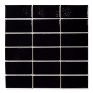 Revestimento - Strufaldi - Colors - Black Mate - 5 x 10 - 1,50 m2