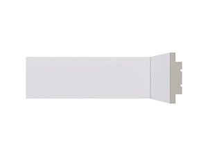 Rodapé VersaLED - Santa Luzia - Branco - 1,7 cm - 7 cm - 2,4m linear