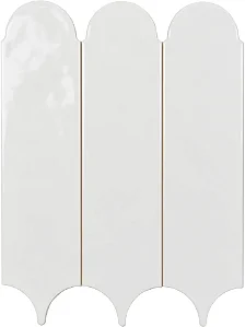 Revestimento - Incepa - Feathers White Ice - BRILHO - 7,3 mm - 7,7x30,5cm - 1,06 m2