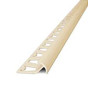 Guardacanto - Atrim - Plus - Champanhe - PVC - 9 x 9 mm - 2,44m linear