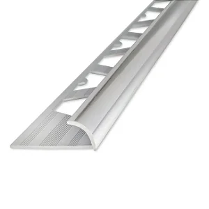 Guardacanto - Atrim - Arco - Cromo Brilhante - Alumínio - 7 x 7 mm - 2,5m linear