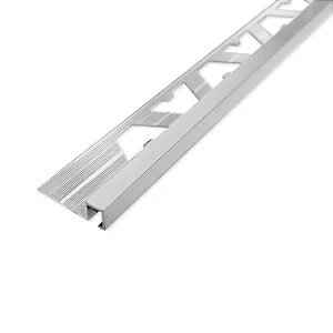 Guardacanto - Atrim - Quadra - Cromo Fosco - Alumínio - 7 x 7 mm - 2,5m linear