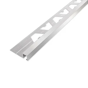 Guardacanto - Atrim - Quadra - Cromo Brilhante - Alumínio - 7 x 7 mm - 2,5m linear