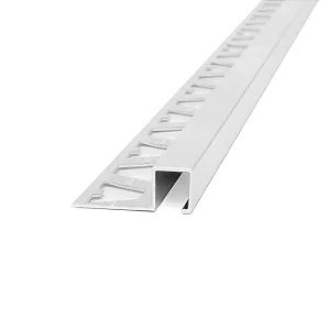 Guardacanto - Atrim - Quadra - Cromo Fosco - Alumínio - 10 x 10 mm - 2,5m linear