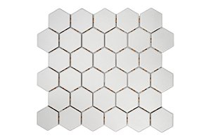 Pastilha de Porcelana - Atlas - Drop System - Artico - Hexagonal 5 cm - 1,09 m2