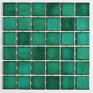 Pastilha de Porcelana - Atlas - Drop System - Bermuda - 5 x 5 cm - 1,41 m2