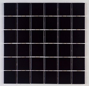 Pastilha de Porcelana - Atlas - Drop System - Preto - 5 x 5 cm - 1,41 m2