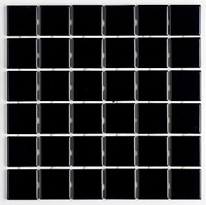 Pastilha de Porcelana - Atlas - Drop System - Preto - 5 x 5 cm - 1,41 m2