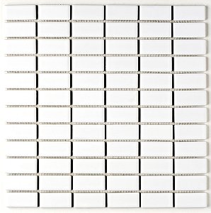 Pastilha de Porcelana - Atlas - Drop System - Branco - 2,5 x 5 cm - 1,41 m2