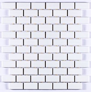 Pastilha de Porcelana - Atlas - Drop System - Artico - 2,5 x 5 cm - 1,28 m2