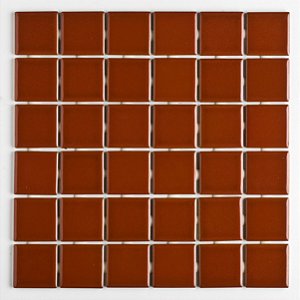 Pastilha de Porcelana - Atlas - Drop System - Rubi - 5 x 5 cm - 1,41 m2