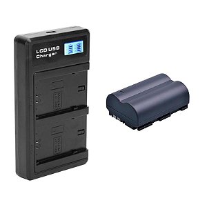 Kit Bateria + Carregador BP-511 Canon 5D 40D 50D 30D  Mamen