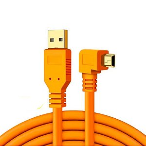 Cabo Tethering Sincronização USB 5m Câmera Canon 5D3 6D 7D